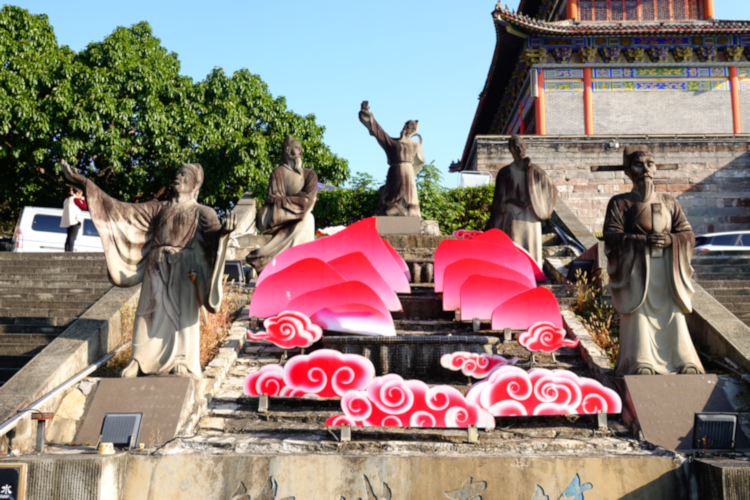 Sculpture, Baidichen, China