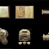 Artefacts in the Jewish Ceremonial Hall / Museum, Prague, Czech Republic