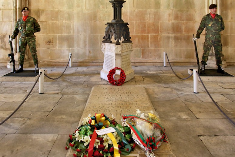 Inside Batalha Monastery - memorial to the Unknown Soldier