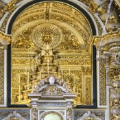 Inside the Church of Nazaré