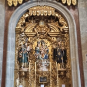 Inside the Church of the Clergy (Clerigos), Porto