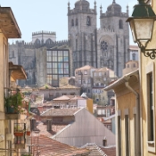  In the old quarter of Porto, Portugal