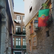  In the old quarter of Porto, Portugal
