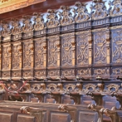 Inside the Cathedral of Porto, Portugal