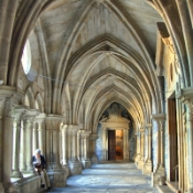 Cloisters of the Cathedral of Porto, Portugal