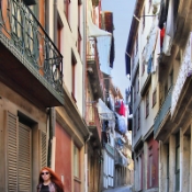  In the old quarter of Porto, Portugal