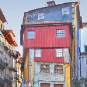  In the old quarter of Porto, Portugal