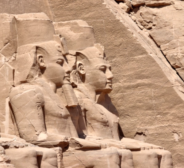 The temple of Ramesses II at Abu Simbel, Egypt