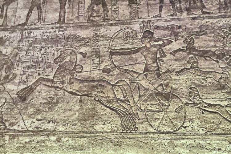 The temple of Ramesses II at Abu Simbel, Egypt