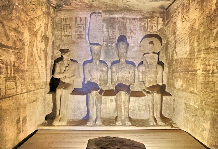 The temple of Ramesses II at Abu Simbel, Egypt