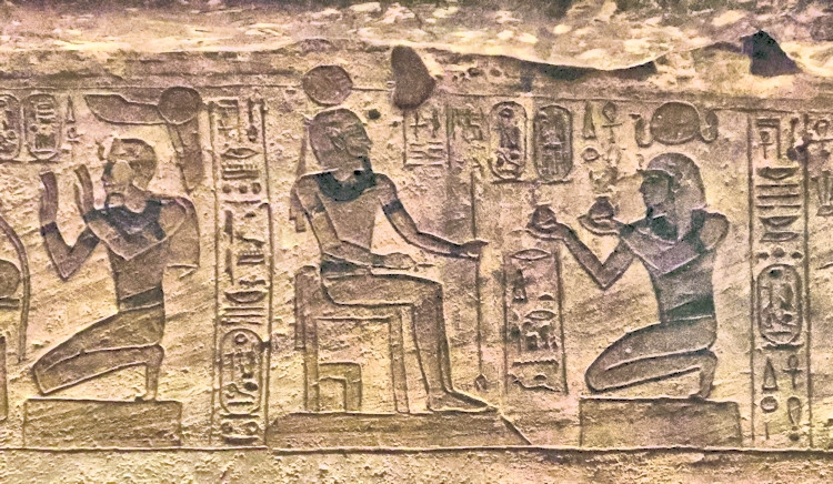 The temple of Ramesses II at Abu Simbel, Egypt